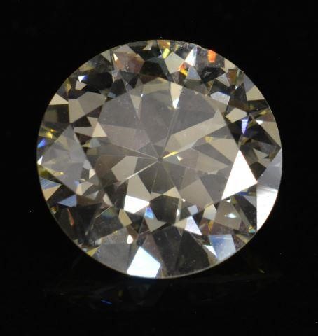 ESTATE GIA 9.38CT ROUND