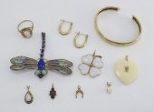 ESTATE GOLD & STERLING JEWELRY