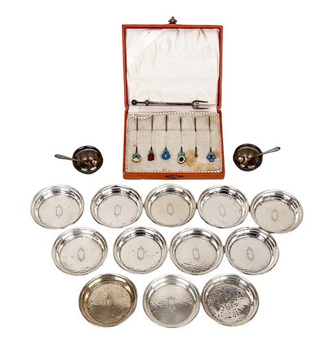 ESTATE GROUP TWELVE STERLING SILVER