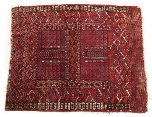 ESTATE HAND-TIED HATCHLI RUG,
