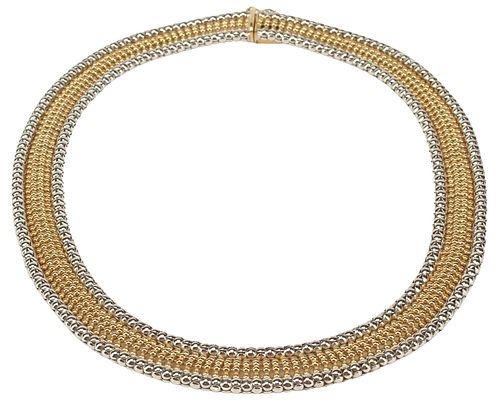 ESTATE ITALIAN 14KT GOLD BICOLOR