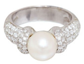 ESTATE ITALIAN 18KT WG CULTURE