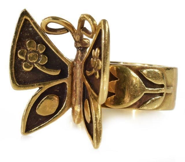 ESTATE JAMES AVERY 14KT YELLOW GOLD