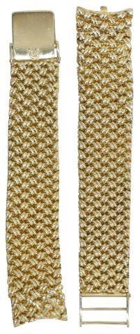 ESTATE LADY'S OMEGA 14KT YG BRAIDED