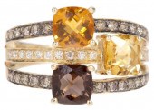 ESTATE LE VIAN 14KT GOLD GEMST