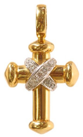 ESTATE LEO WITTWER 18KT GOLD &