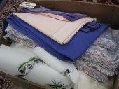 Estate Lot of Linens and Table