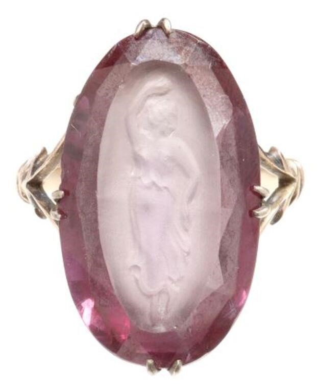 ESTATE LOW CARAT GOLD & LAB
