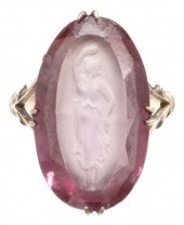 ESTATE LOW CARAT GOLD & LAB AL