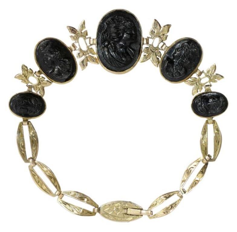 ESTATE LOW CARAT GOLD MOLDED