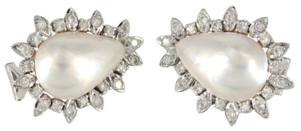 ESTATE MABE PEARL & DIAMOND