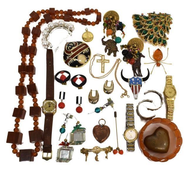 ESTATE MIXED COSTUME & JUNK JEWELRY