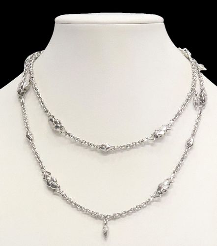 ESTATE PAUL MORELLI 18KT WG LONG
