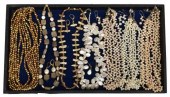 ESTATE PEARL NECKLACES & EARRI