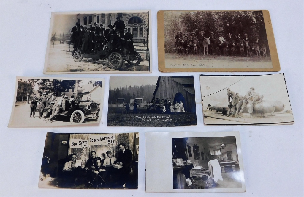 ESTATE PHOTOGRAPH POSTCARD AIRPLANE