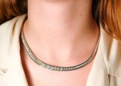 ESTATE PLATINUM 9.34CTW BAGUET