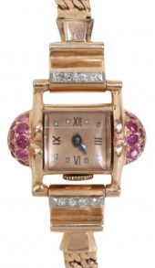 ESTATE RETRO 14KT ROSE GOLD, D