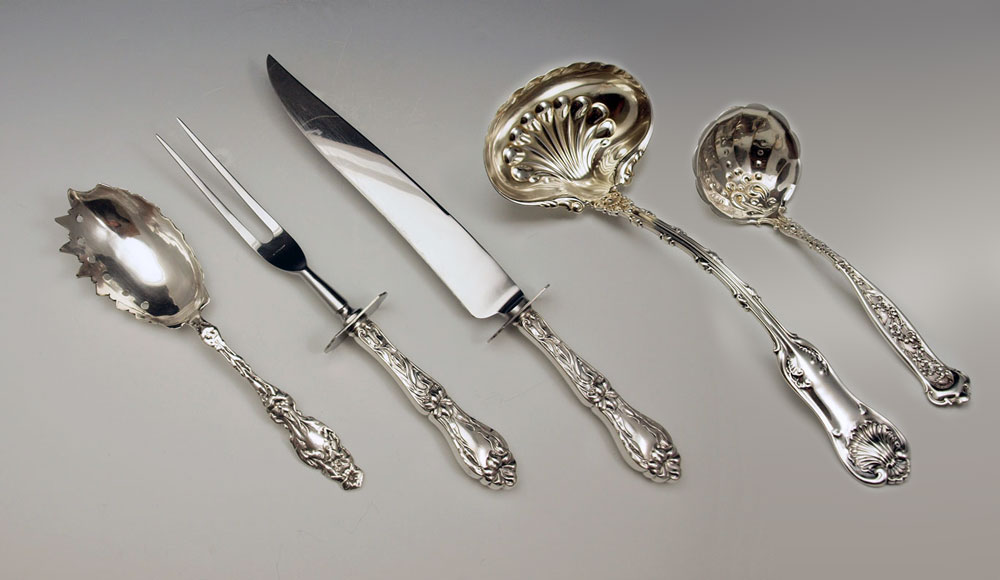 ESTATE STERLING SERVING PIECES