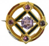 ESTATE VICTORIAN FOLIATE & GEM