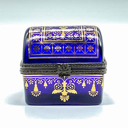 ESTEE LAUDER COBALT BLUE GLASS