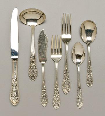 Esterling sterling flatware, 39
