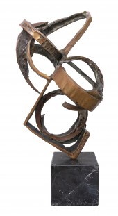 ESTHER FUHRMAN ABSTRACT BRONZE