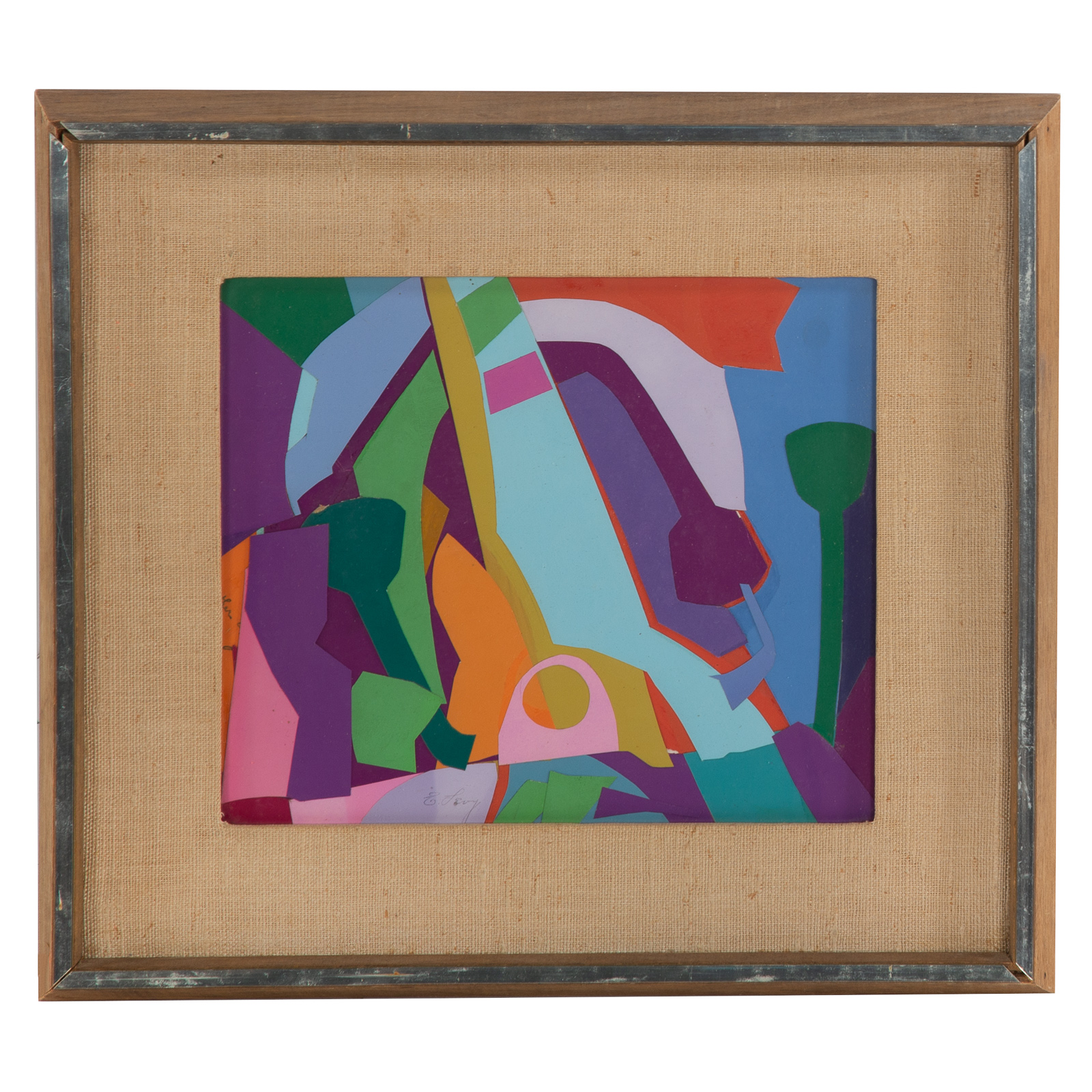 ESTHER LEVY. "PAPER COLLAGE," MIXED