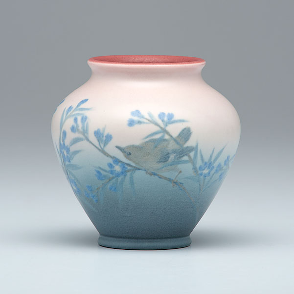 E.T. Hurley Rookwood Vellum Vase