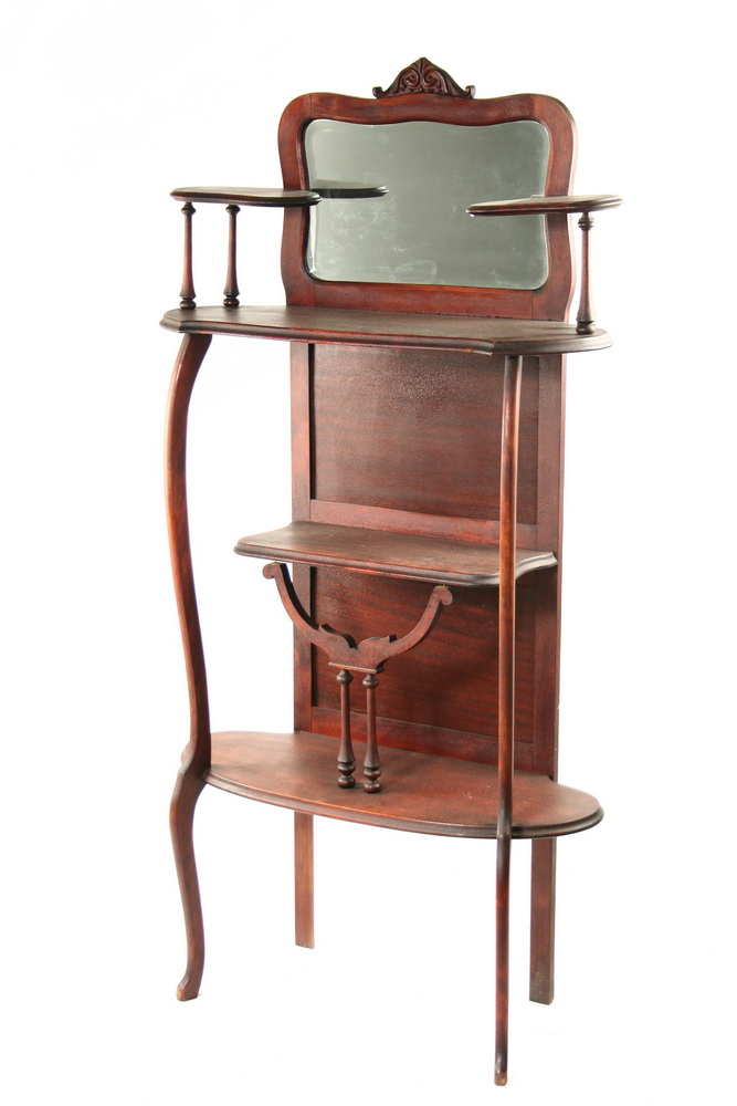ETAGERE - Ca 1900-10 mahogany