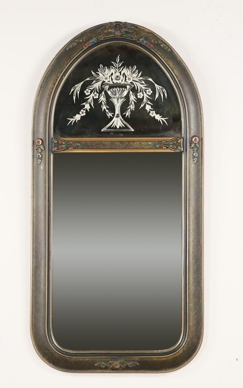 ETCHED AND PAINTED ART DECO STYLE