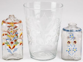 ETCHED GLASS FLIP AND TWO STIE