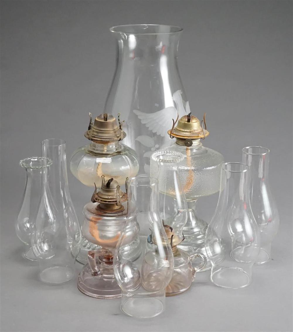 ETCHED GLASS HURRICANE SHADE