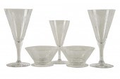 ETCHED GLASS STEMWARE SERVICEu