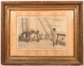 ETCHED PRINT OF NAPOLEON ON BO