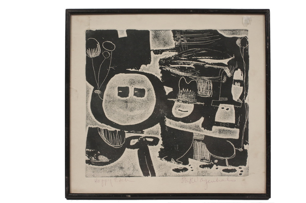 ETCHING - Abstract black and