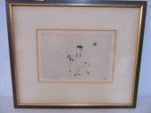ETCHING, ABSTRACT, PAUL KLEE,