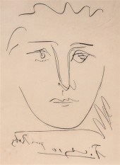 Etching after Pablo Picasso ti