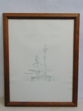 ETCHING, BY ALBERTO GIACOMETTI