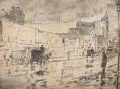 Etching Childe Hassan (America