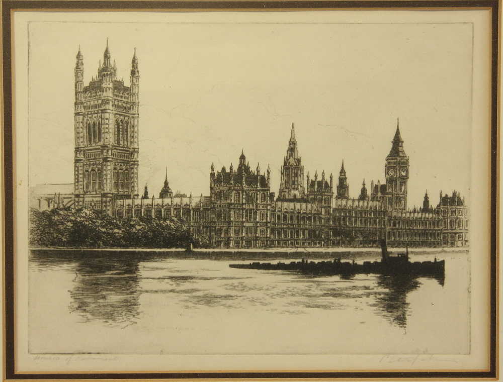 ETCHING - Depicting the Houses of