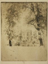 ETCHING- English Country Estat
