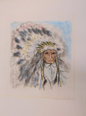ETCHING, JOHN CONCHA SIGNED IR