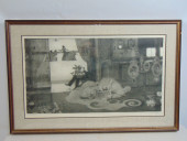 ETCHING, "LES BELLES ET LA BET