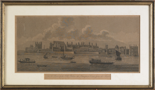 Etching of A View of the Old Palace
