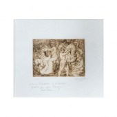ETCHING ON PAPER, THIEVING DEM