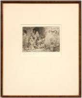 Etching, Rembrandt van Rijn (D