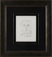 ETCHING RESTRIKE “POUR ROBY” A