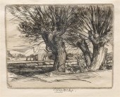 Etching Roi Partridge (America