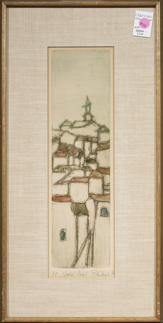 ETCHING, RUTH KERKOVIUS Ruth
