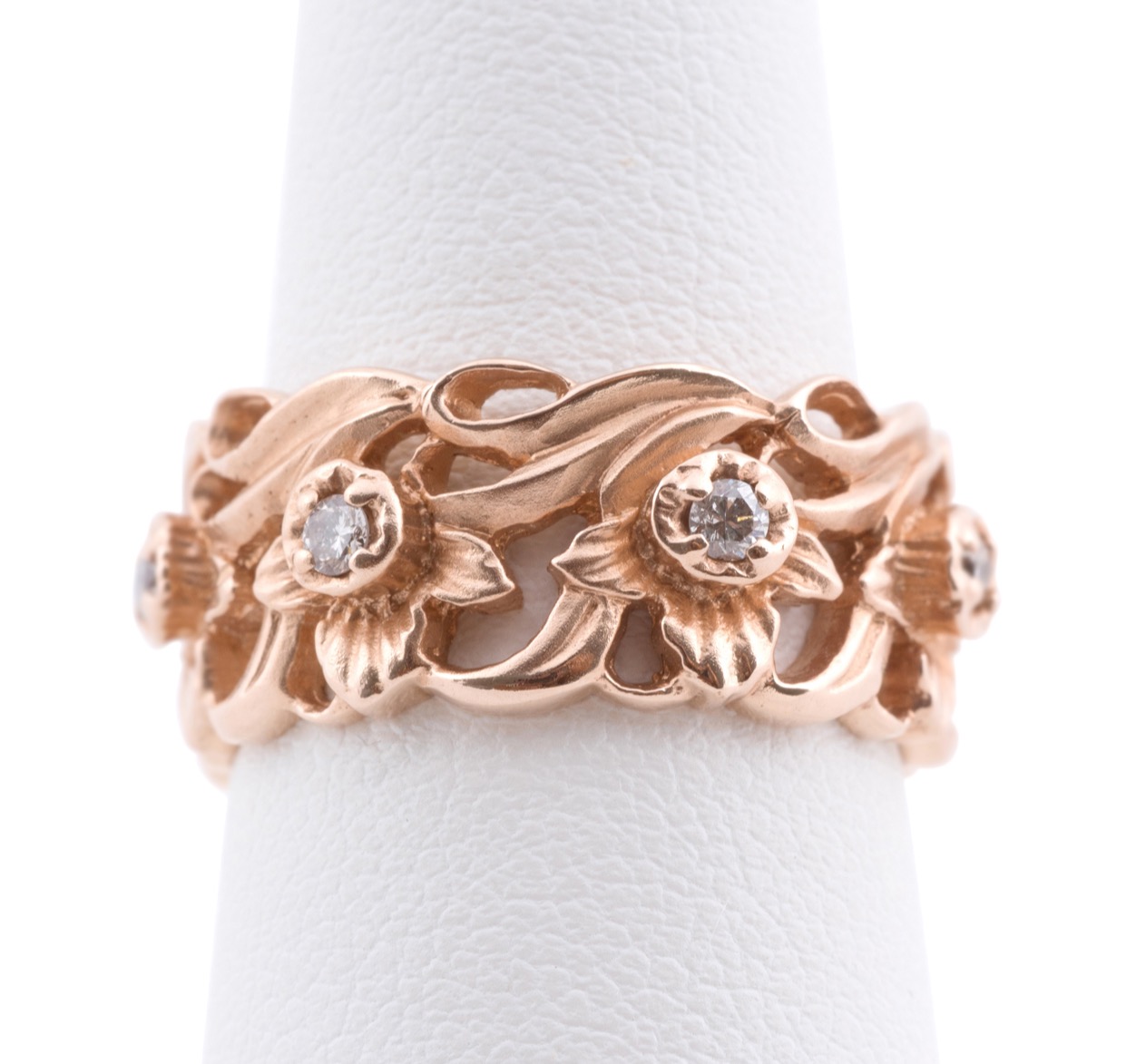 'ETERNAL DAFFODIL' DIAMOND & 14K